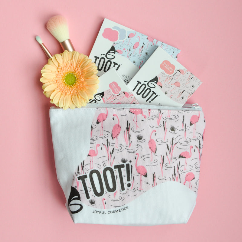 TOOT! Make-up Bag - Flamingo