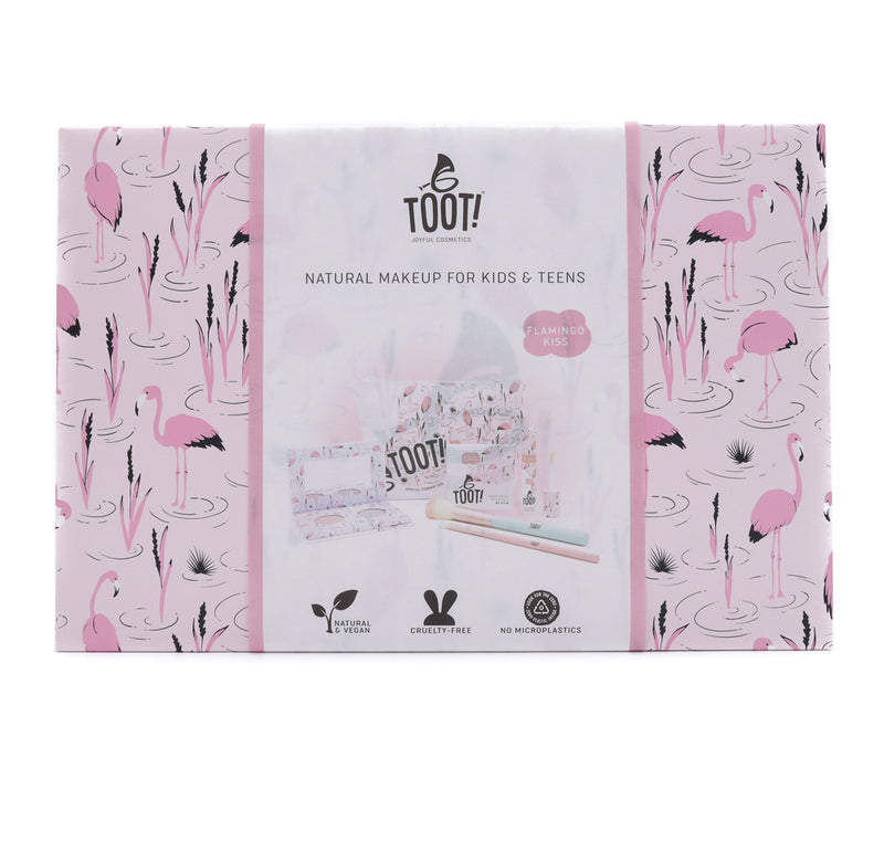 TOOT! Flamingo Kiss Natural Makeup Box Set