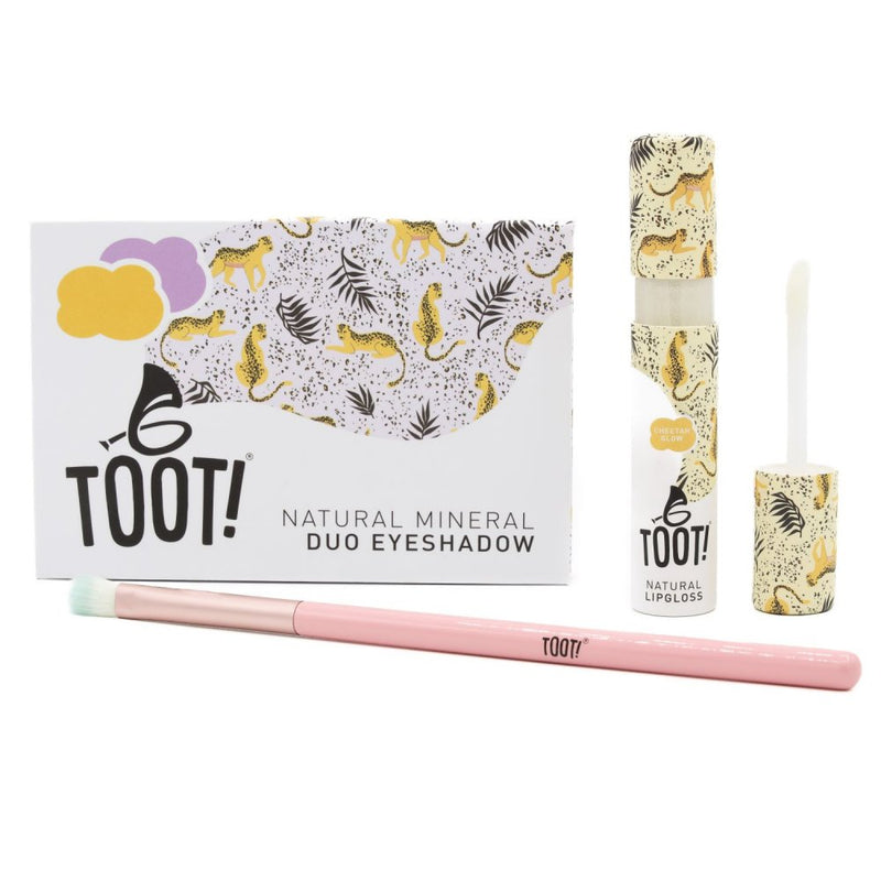 TOOT! Cheetah Glow Eyeshadow & Lipgloss Box Set