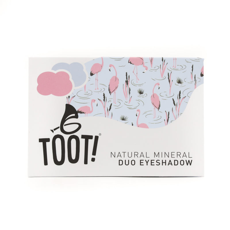 TOOT! Natural Duo Eyeshadow - Flamingo & Parrot